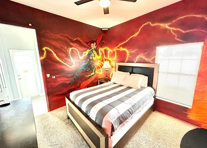 The Marvel Mansion 5Br Pool Home Near Disney World